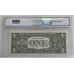 UNITED STATES OF AMERICA 2003 . ONE 1 DOLLAR BANKNOTE . ERROR . INSUFFICIENT INK